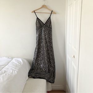 Sequenced long dress